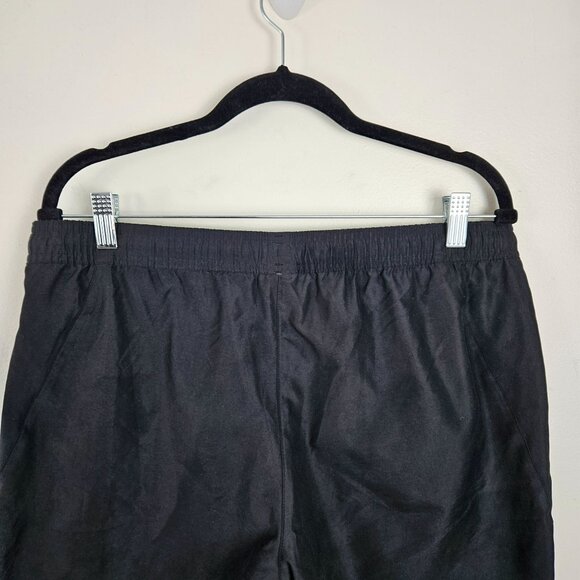 Adidas Mens Black & Green Athletic Shorts W/ Drawstrings Pockets Size M Workout - Picture 4 of 9